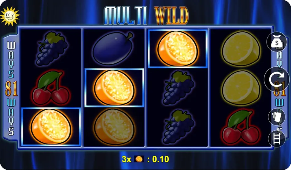 Multi Wild casino Grafik und Sound